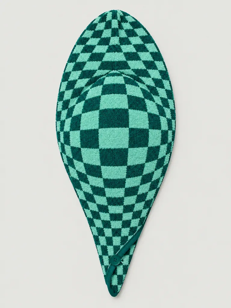 Bulge Twist Hair Wrap laid flat, whole pattern