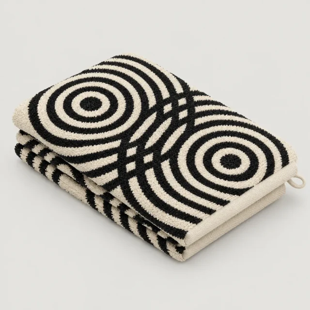 Echo Bath Towel, studio photo