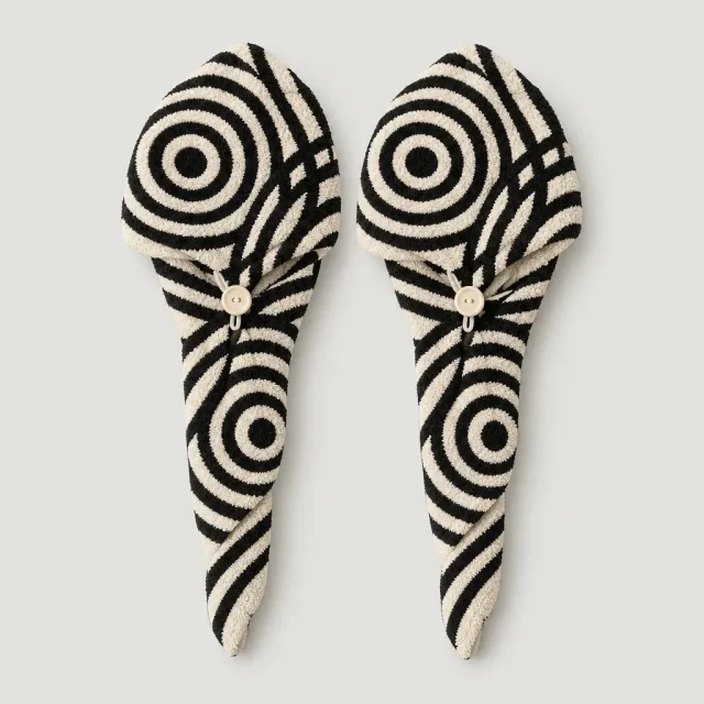 Echo Twist Hair Wraps, Set of 2, studio photo