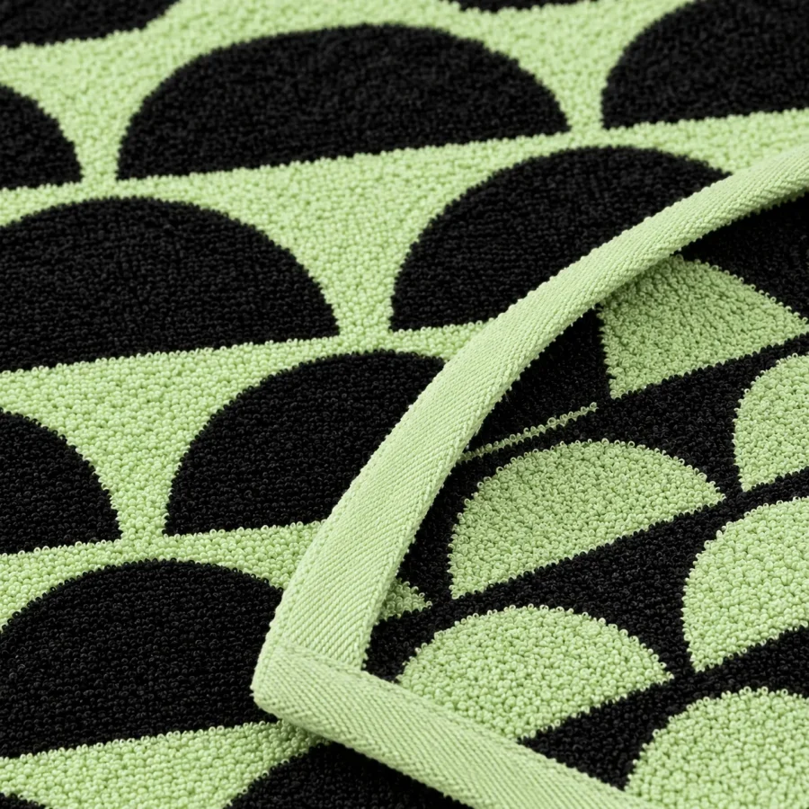 Halves Beach Towel, close-up of the jacquard terry