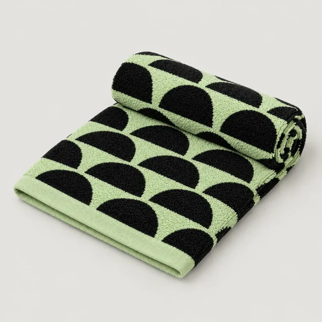 Halves Beach Towel, studio photo