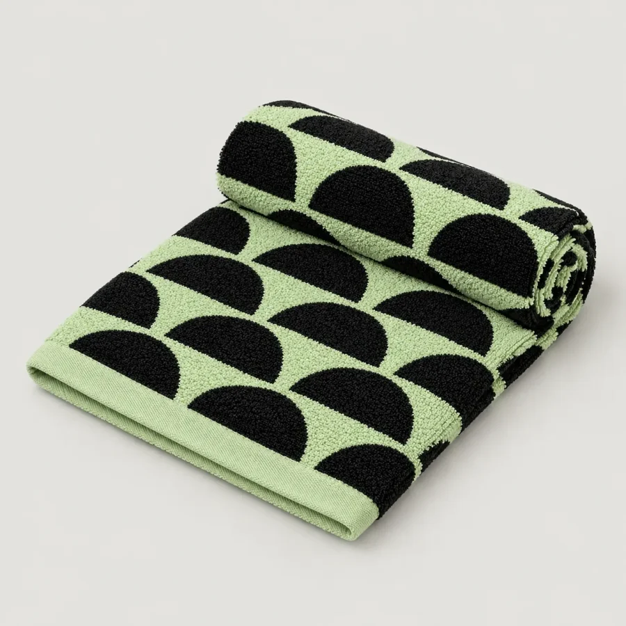 Halves Beach Towel, studio photo