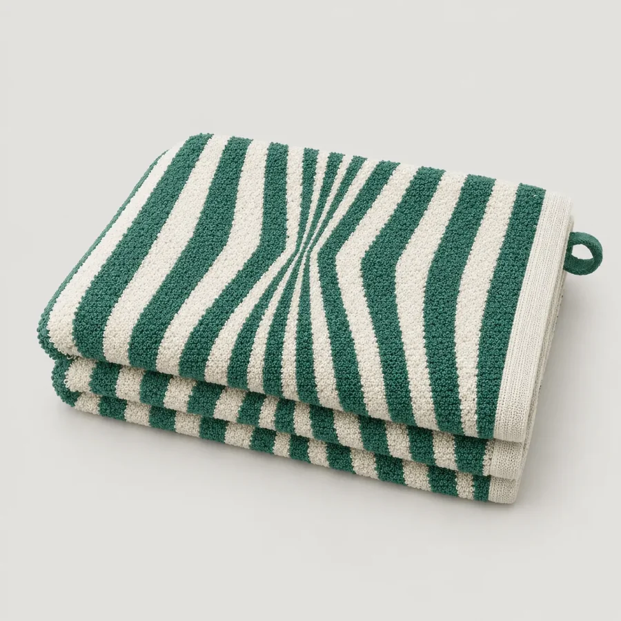 Pinch Bath Towel, studio photo