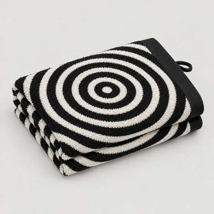 Ring Bath Towel, studio photo