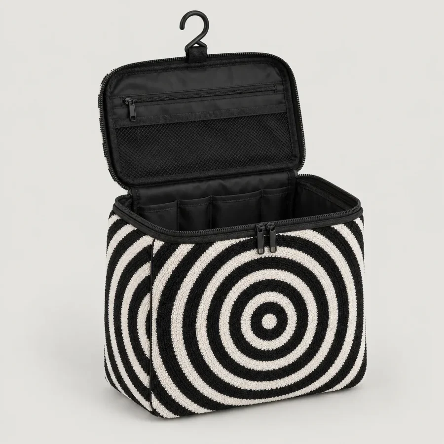 Ring Hanging Wash Bag, studio photo