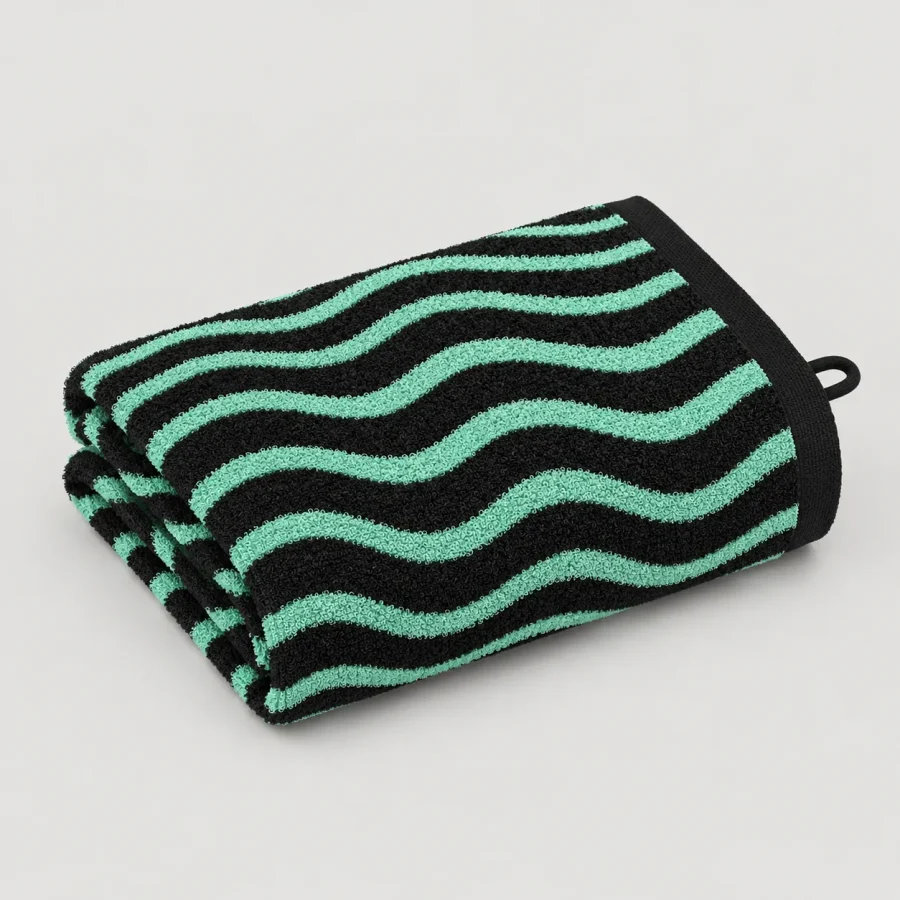 Ripple Bath Towel, studio photo