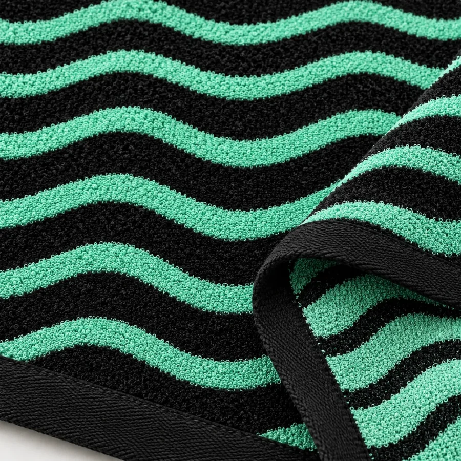 Ripple Beach Towel, close-up of the jacquard terry