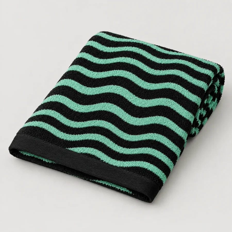 Ripple Beach Towel, studio photo