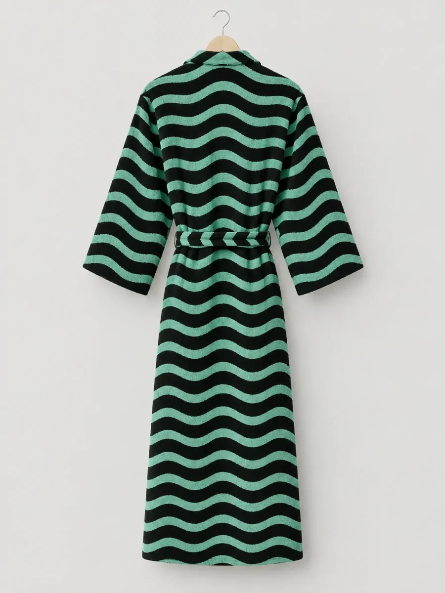 Ripple Kimono Robe, back view