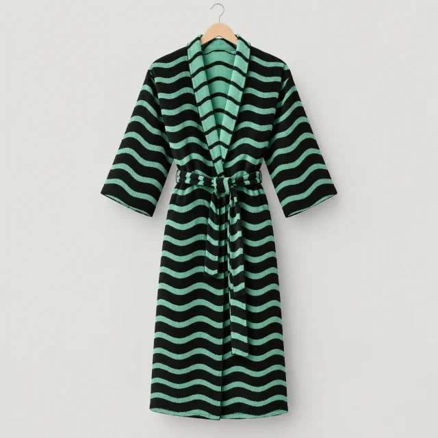 Ripple Kimono Robe, studio photo
