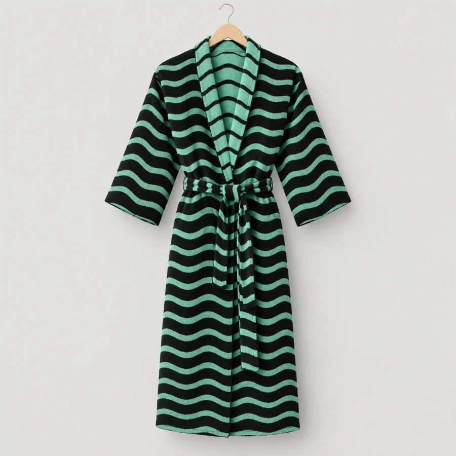 Ripple Kimono Robe, studio photo