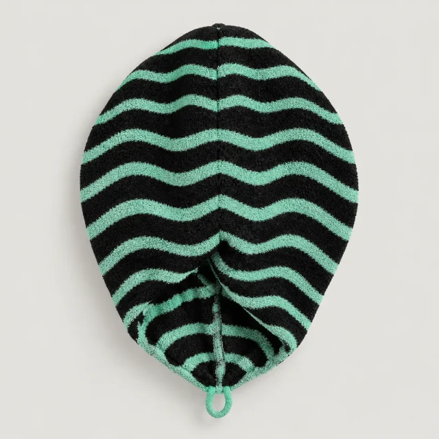 Ripple Turban Hair Wrap, studio photo