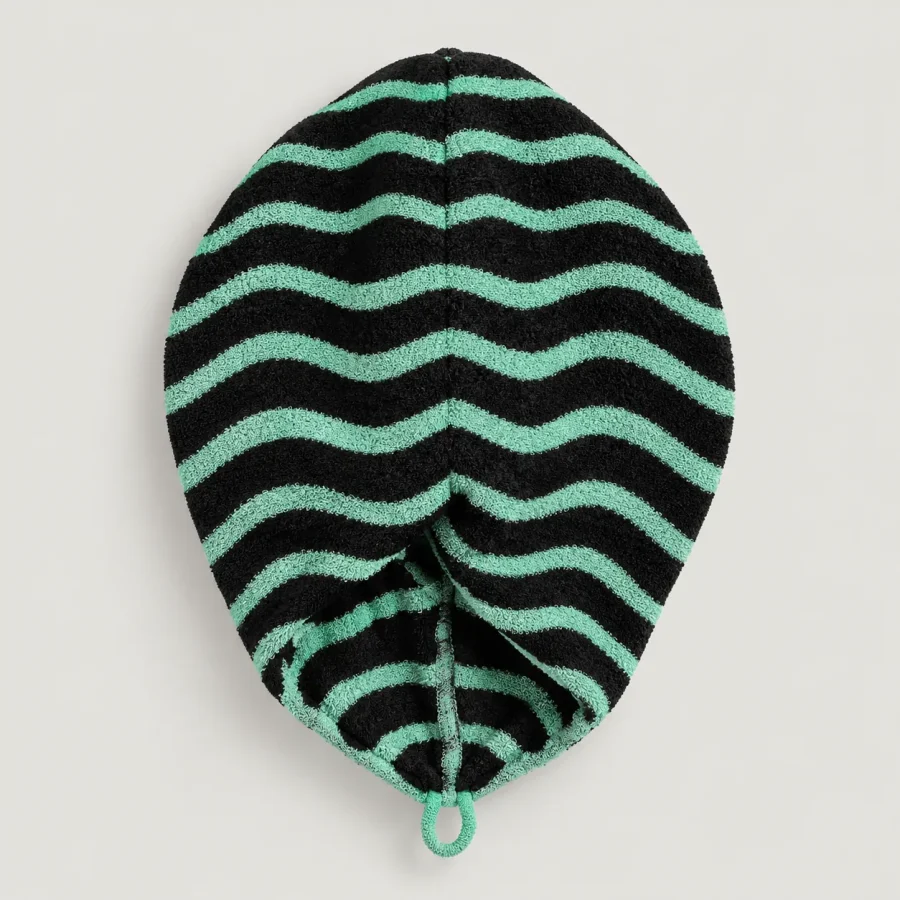 Ripple Turban Hair Wrap, studio photo