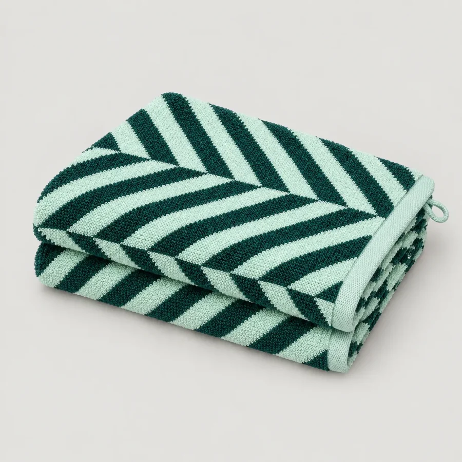 Twist Bath Towel, studio photo