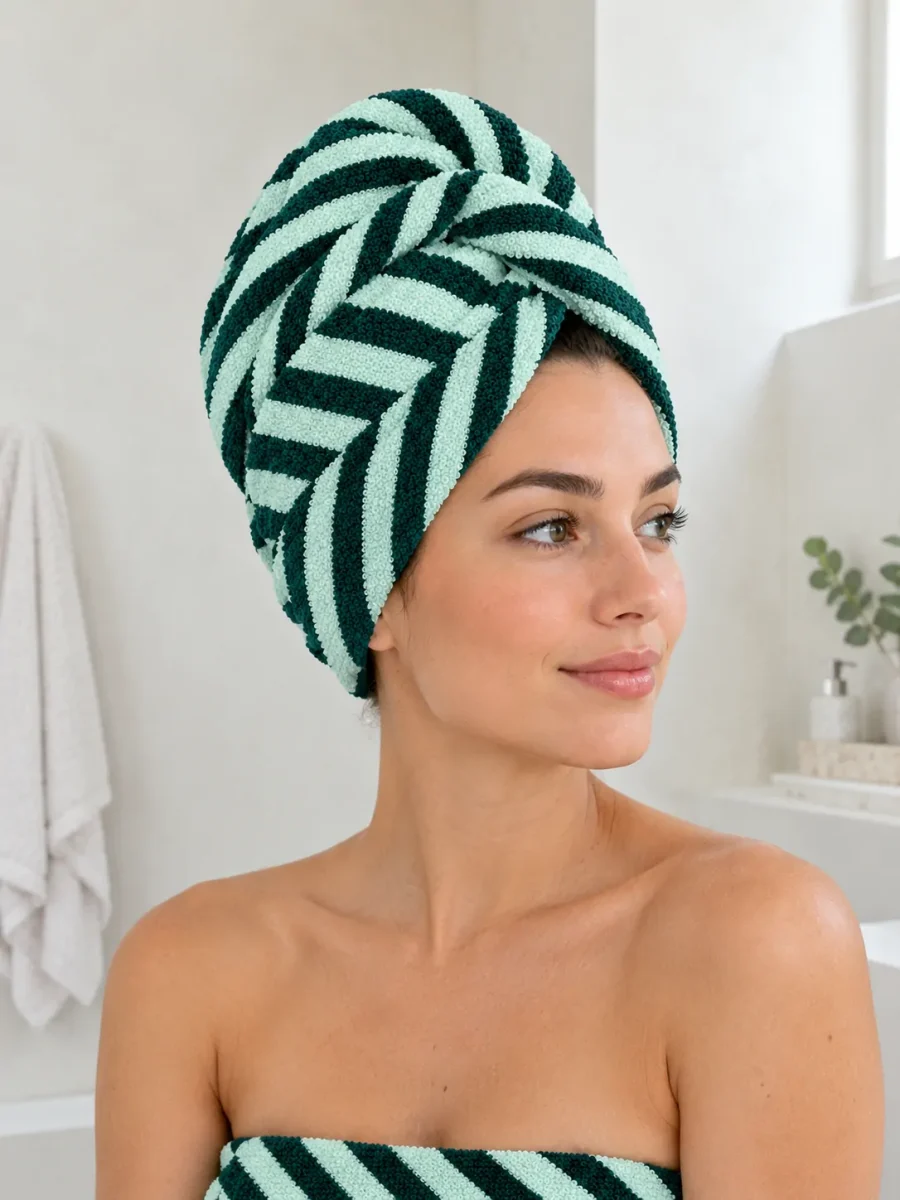 Twist Turban Hair Wrap, worn