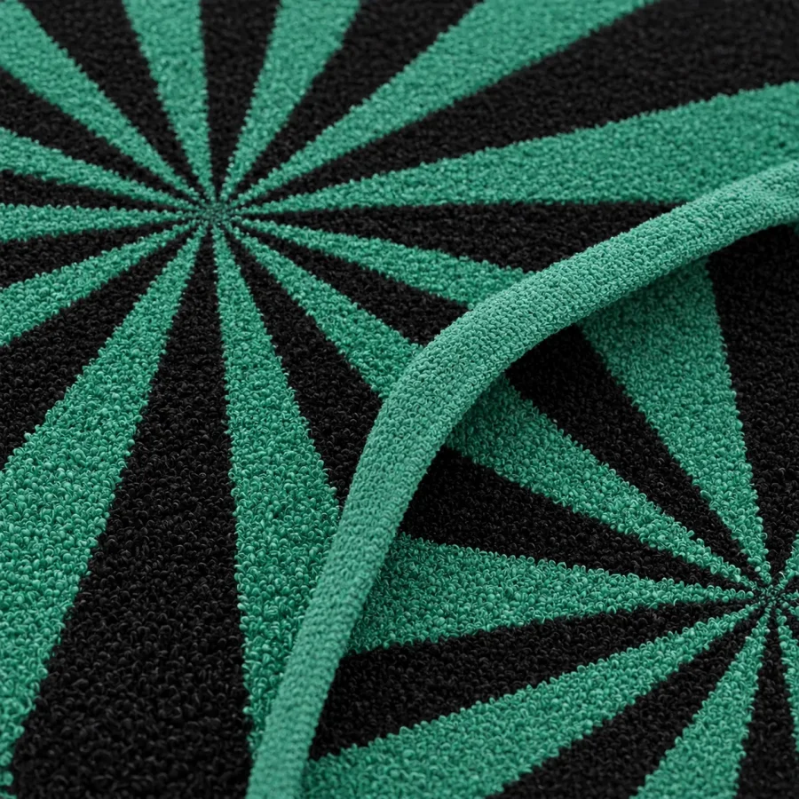 Vortex Bath Towel, close-up of the jacquard terry