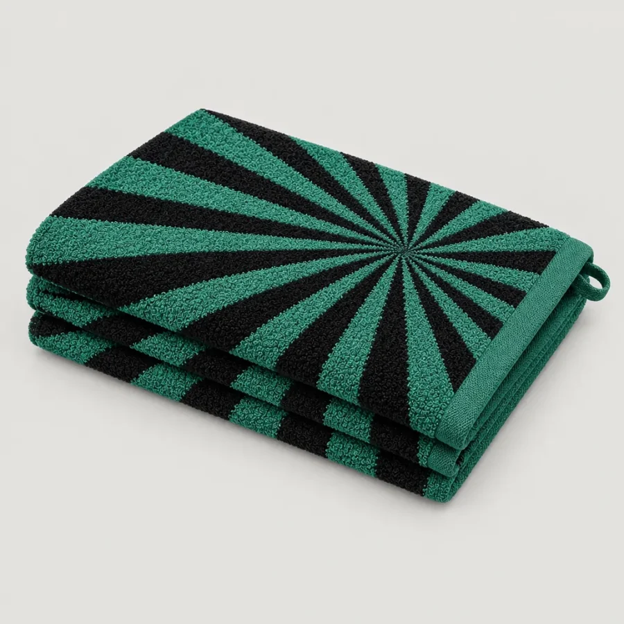 Vortex Bath Towel, studio photo