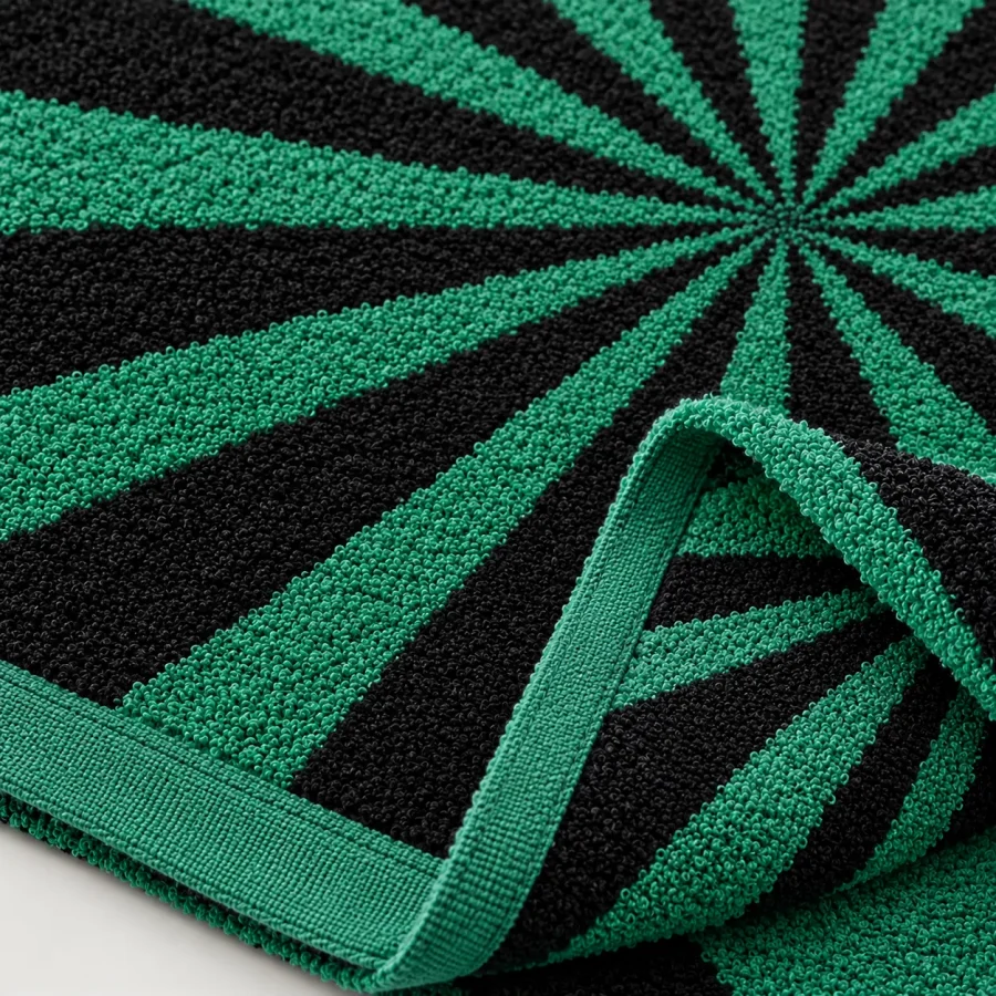 Vortex Beach Towel, close-up of the jacquard terry