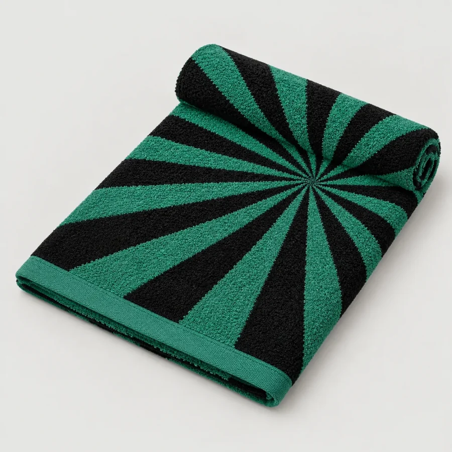 Vortex Beach Towel, studio photo