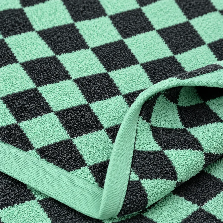 Warp Beach Towel, close-up of the jacquard terry